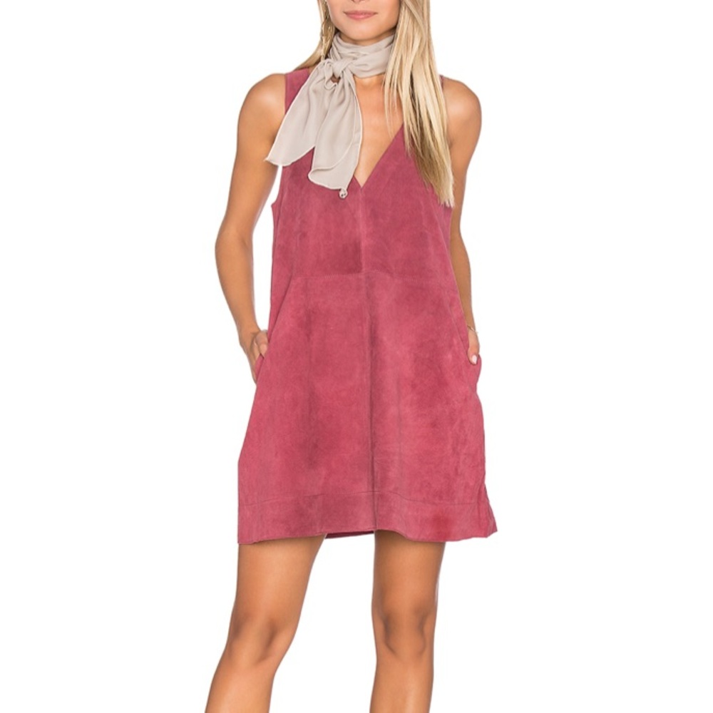 Free People Retro Love Suede Mini Dress